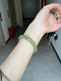 和田玉手镯茶晴🍵真黄皮显白神器